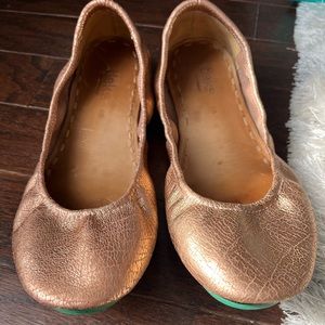Rose Gold Glam Tieks - Size 10
